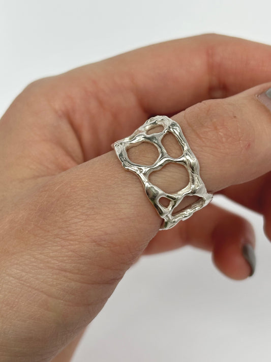 Anillo Red Grande Alto