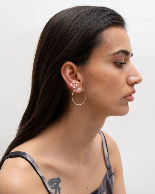 Aro Círculo Grande Y Pequeño