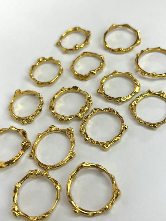 Anillo Simple Baño Oro