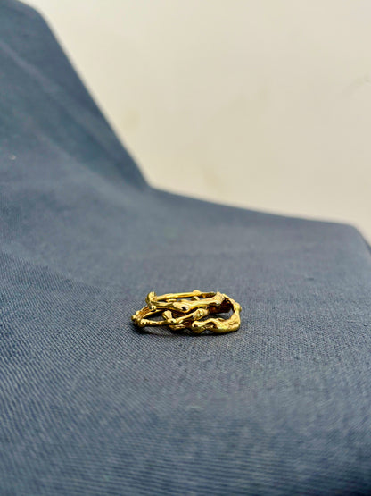 Anillo Simple Baño Oro